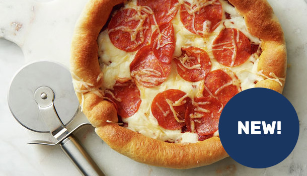 New! Air Fryer Deep-Dish Pepperoni Pizza