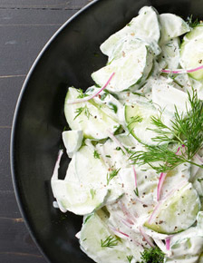 Creamy Cucumber Salad