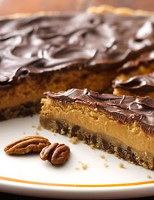 Chocolate-Peanut Butter Cookie Pie