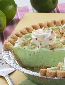 Creamy Lime Colada Pie