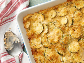 5-Ingredient Cheesy Zucchini Bake