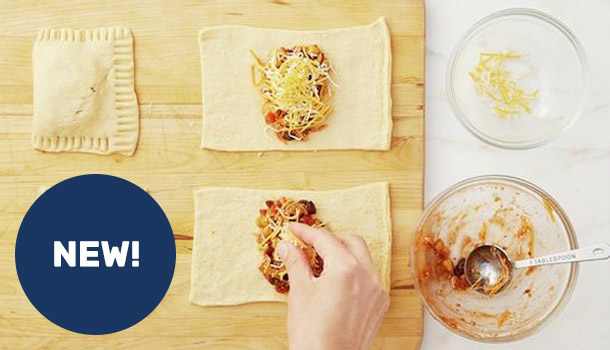 Air Fryer Crescent Quesadilla Pockets