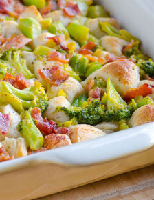 Bacon-Broccoli-Cheese Bubble-Up Bake