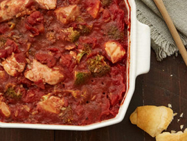 Easy Chicken and Tomato Casserole