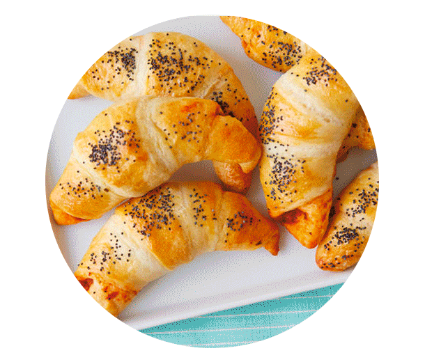 Sun Dried Tomato Crescents