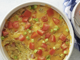 Instant Pot® Ham and Hash Brown Breakfast Casserole