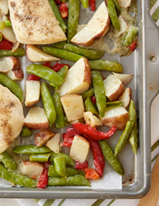Chicken and Vegetables Sheet-Pan Meal