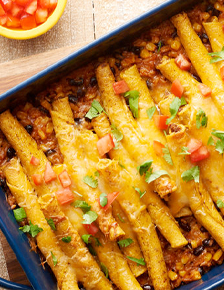 Beef Taquito Casserole