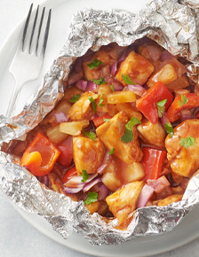 BBQ Chicken Foil Packs