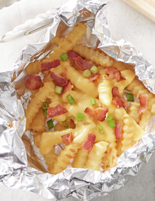 Grilled Foil-Pack Cheesy Fries
