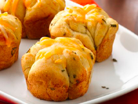 Cheesy Rosemary Monkey Bread Rolls