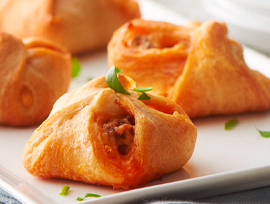 Cheesy Chorizo Crescent Bites