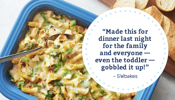 Made this for dinner last night for the family and everyone--even the toddler--gobbled it up!