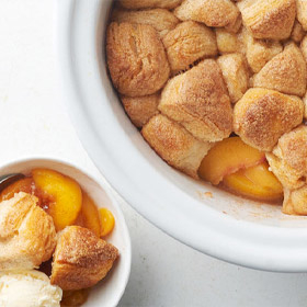 Slow-Cooker Peach Cobbler
