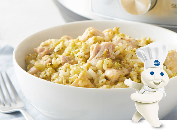 5-Ingredient Instant Pot® Cheesy Chicken, Broccoli and Rice