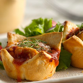 Parmesan Chicken Mini Pies