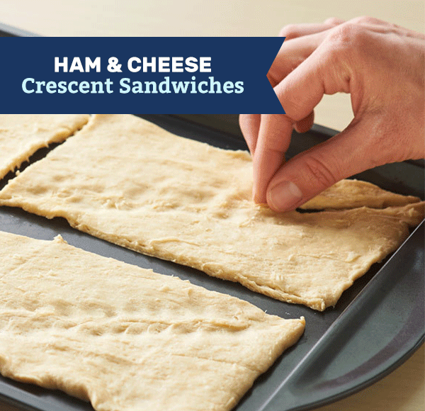 Ham and Cheese Crescent Sandwiches