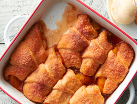 Peach Crescent Dumplings