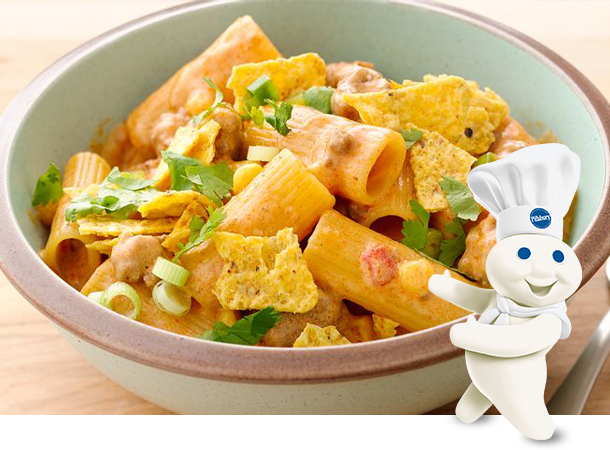 One-Pot Enchilada Rigatoni