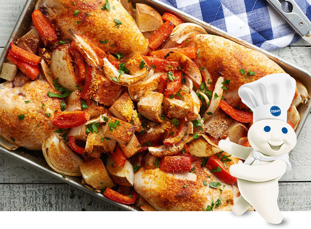 Easy Baked Chicken and Potato Dinner