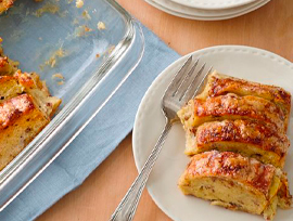 Overnight Cinnamon Roll French Toast Bake