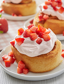 Strawberry Shortcake Cinnamon Rolls