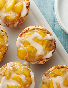 2-Ingredient Peach Pie Cups