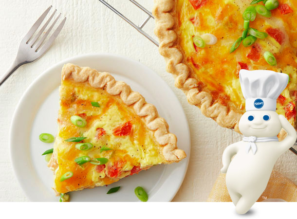 Tomato-Bacon Quiche
