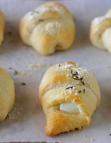 Easy Cheesy Rosemary Crescent Rolls