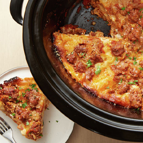 Easy Slow-Cooker Lasagna