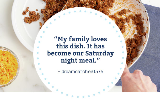 "My family loves this dish. It has become our Saturday night meal."