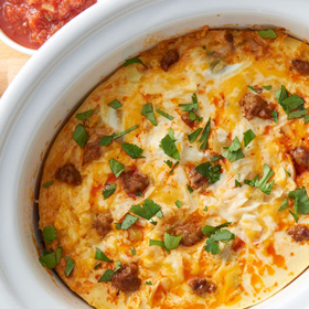 Slow-Cooker Tex-Mex Breakfast Casserole