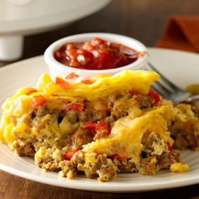 Slow-Cooker Sausage Breakfast Casserole