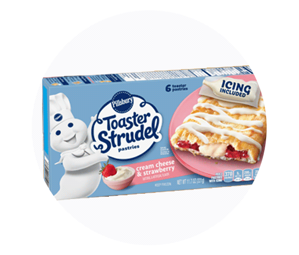 Breakfast Fruit Pizza Strudel