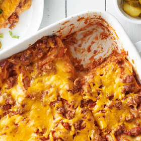 Make-Ahead Cheeseburger Lasagna