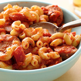 Creamy Marinara Pasta with Chicken Sausage