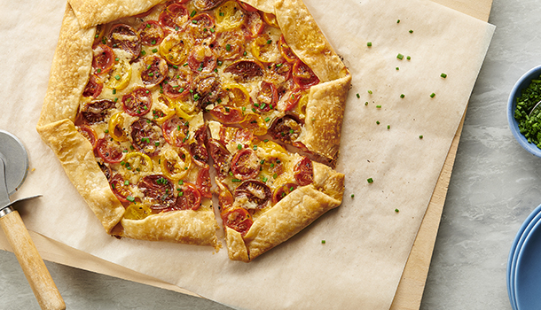NEW Tomato and Cheddar Galette