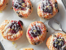 Lemon-Blackberry Thumbprint Biscuits