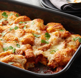 Barbecue Chicken Bubble-Up Bake