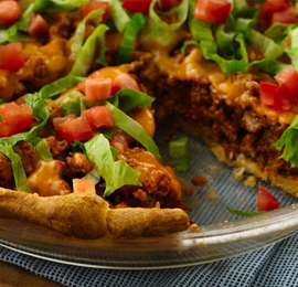 Easy Crescent Taco Bake