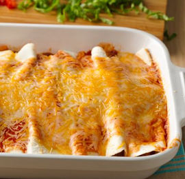 5-Ingredient Beef Enchilada Casserole