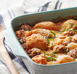 Meatball Sub Bubble-Up Bake