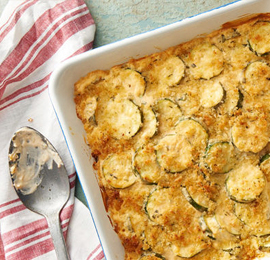 5-Ingredient Cheesy Zucchini Bake