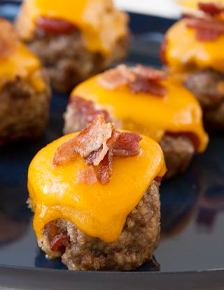 Bacon-Cheeseburger Mini Meat Loaves