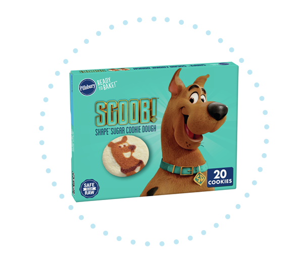 Back on Shelves Now! Pillsbury Shape Scooby-Doo Sugar Cookie Dough