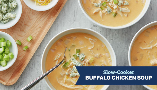 Slow-Cooker Buffalo Chicken Soup