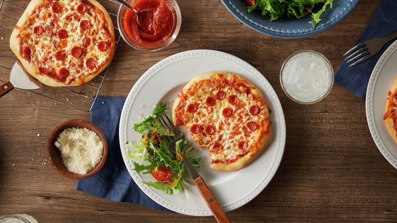 Mini Pepperoni Pizzas