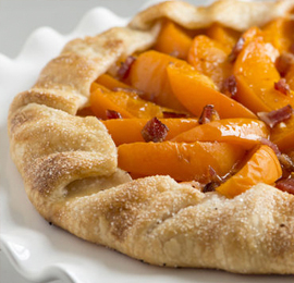 Maple-Bacon and Apricot Tart