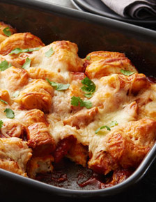 Barbecue Chicken Bubble-Up Bake