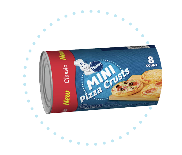Pillsbury Mini Pizza Crusts, 8ct